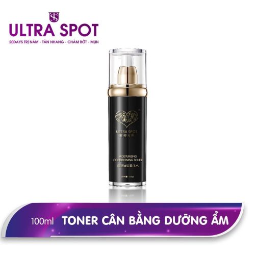 ULTRA SPOT Moisturizing Conditioning Toner – Toner cân bằng dưỡng ẩm ULTRA SPOT là sản phẩm giành cho tất cả các loại da đặc biệt là những làn da dày sừng, không hấp thụ sản phẩm